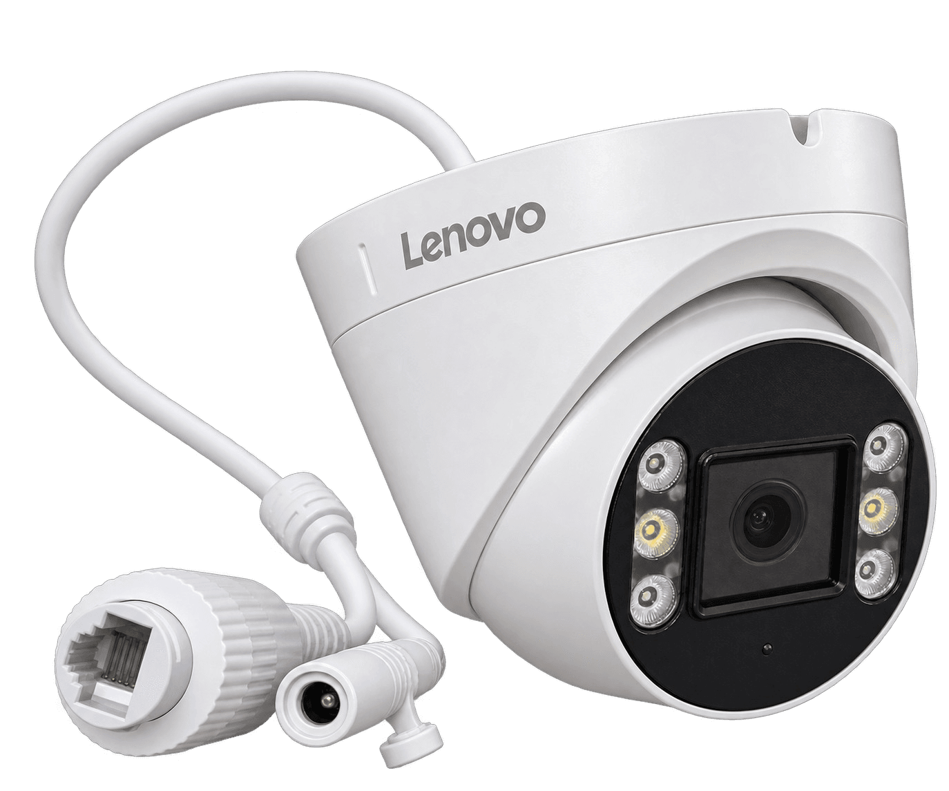 Купольная камера видеонаблюдения Lenovo Security 738TL3.6-P(T) — вид под углом