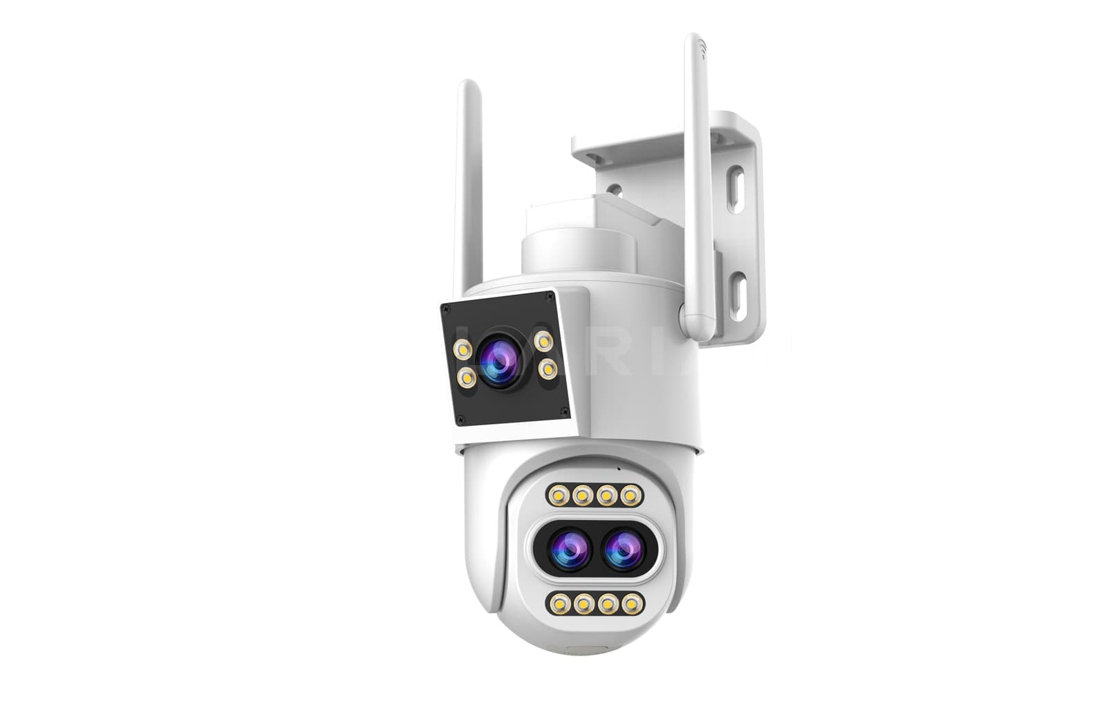 Уличная Wi-Fi камера с двумя объективами JOOAN W10Z-U — вид спереди
