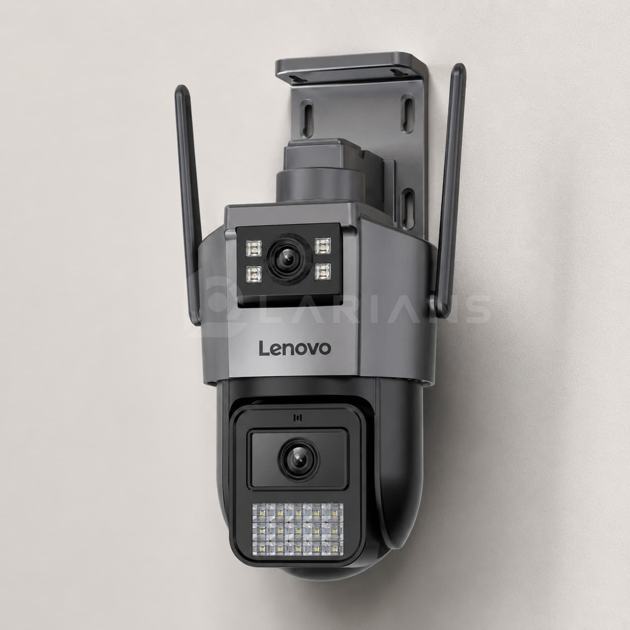 Камера видеонаблюдения Lenovo X9T-U — двойной объектив, вид спереди